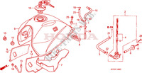 TANQUE DE COMBUSTIBLE  para Honda 125 VARADERO série limité 2003