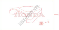 CUBIERTA DE ASIENTO   BLUE para Honda CBR 125 BLACK 2010