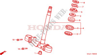 VASTAGO DE DIRECCION para Honda PAN EUROPEAN ST 1100 ABS 1999