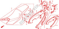 ASIENTO/CAPO DE ASIENTO (CB600F2/F22) para Honda CB 600 F HORNET 34HP 2002