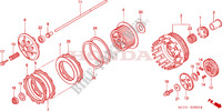 EMBRAGUE para Honda VTR 1000 SP1 RC51 2000
