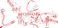 PALANCA DE MANIJA/INTERRUPTOR/CABLE para Honda CBR 600 RR ABS 2009