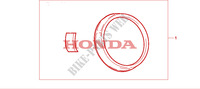 ARO RELOJES CROMADO para Honda SEVEN FIFTY 750 1998