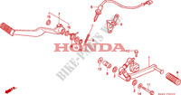 PEDAL DE FRENO/PEDAL DE CAMBIO para Honda CBR 1000 DUAL CBS 1995