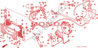 RADIADOR para Honda CBR 1000 F 1993
