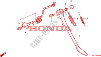ESTANTE para Honda STEED 400 1997