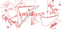 CUBIERTA LATERAL para Honda SHADOW 600 VLX DELUXE 1997