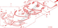 LUZ DE COMBINACION TRAS. para Honda PES 150 INJECTION 2007