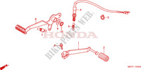 PEDAL DE FRENO/PEDAL DE CAMBIO para Honda CBF 500 ABS 25KW 2006