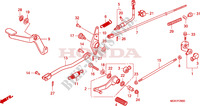 PEDAL para Honda VT 750 S 2010