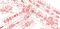 ENGRANAJE FINAL TRASERO para Honda FOURTRAX 420 RANCHER 4X4 Manual Shift 2009