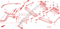 PEDAL/ESTRIBO para Honda FOURTRAX 420 RANCHER 4X4 Manual Shift 2009