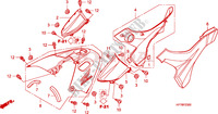 CUBIERTA LATERAL/CUBIERTA DE TANQUE para Honda FOURTRAX 420 RANCHER 4X4 AT 2010