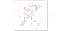 TAPA CUBREMANILLAR para Honda SILVER WING 600 ABS 2012