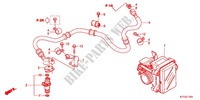 CUERPO MARIPOSA GASES para Honda SH 125 R WHITE SPECIAL 2ED 2012