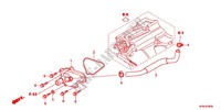 CUBIERTA DE BOMBA DE AGUA para Honda FOURTRAX 420 RANCHER 4X4 Electric Shift RED 2012