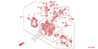 CUERPO MARIPOSA GASES para Honda FOURTRAX 420 RANCHER 4X4 Electric Shift RED 2012