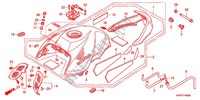 TANQUE DE COMBUSTIBLE para Honda CB 1000 R ABS WHITE 2012