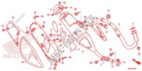 SILENCIADOR DE ESCAPE(2) para Honda CRF 250 M RED 2014