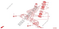 VASTAGO DE DIRECCION/PUENTE SUPERIOR para Honda CRF 250 M RED 2014