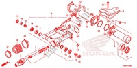 BRAZO DE OSCILACION/CAJA DE CADENA para Honda FOURTRAX 500 FOREMAN RUBICON Power Steering 2014