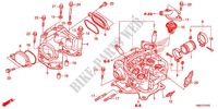 CILINDRO/CULATA DE CILINDRO para Honda FOURTRAX 500 FOREMAN RUBICON Power Steering 2014