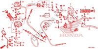 PALANCA DE MANIJA/INTERRUPTOR/CABLE(1) para Honda FOURTRAX 500 FOREMAN RUBICON Power Steering 2014