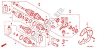 ARTICULACION DELANTERA para Honda FOURTRAX 500 FOREMAN 4X4 RED 2013