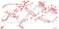 PEDAL/ESTRIBO para Honda FOURTRAX 500 FOREMAN 4X4 RED 2013
