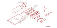 HERRAMIENTAS/CAJA DE BATERIA para Honda FOURTRAX 420 RANCHER 4X4 Manual Shift RED 2010