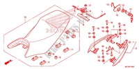 ASIENTO SIMPLE(2) para Honda NX4 FALCON 400 Fi 2013