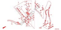 BOMBA DE FRENO DELANTERA (CB400/S) para Honda CB 400 SUPER FOUR VTEC REVO Color Order Plan Wheel Color 2011