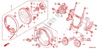 FARO DELANTERO (CB400/A) para Honda CB 400 SUPER FOUR VTEC REVO Color Order Plan Wheel Color 2011