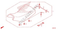 ASIENTO SIMPLE(2) para Honda FOURTRAX 500 FOREMAN RUBICON Power Steering, CAMO 2013