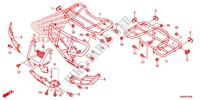 ASIENTO/TRANSPORTADOR para Honda FOURTRAX 500 FOREMAN RUBICON Power Steering, CAMO 2013