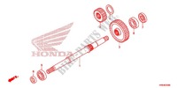 EJE FINAL para Honda FOURTRAX 500 FOREMAN 4X4 Power Steering 2013