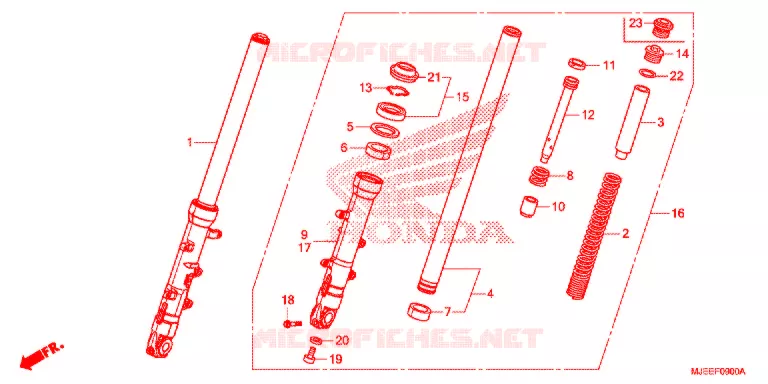 HORQUILLA DELANTERA Honda MOTO 650 CB 2018  CB650FJ
