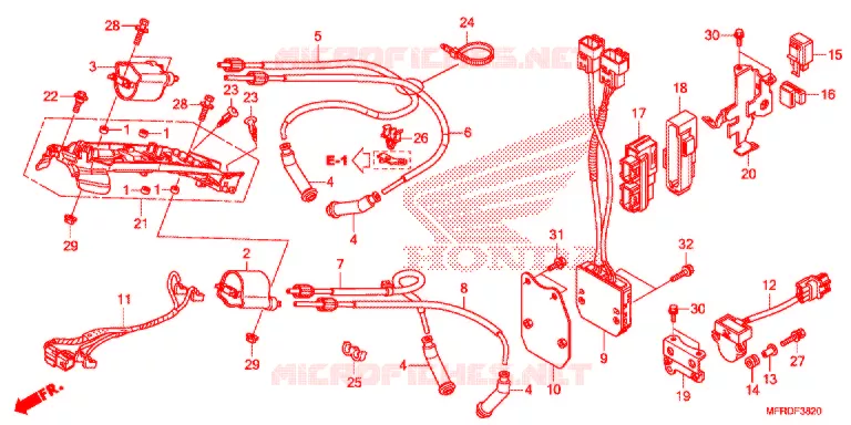 BOBINA DE ENCENDIDO/ECU Honda MOTO 1300 VT 2017  VT1300CXAH