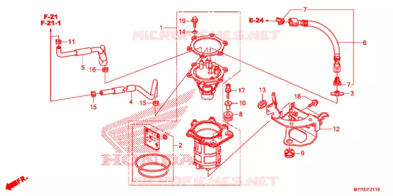 TANQUE DE COMBUSTIBLE/BOMBA DE COMBUSTIBLE Honda MOTO 1300 VT 2017  VT1300CXAH