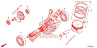 CIGUENAL/PISTON para Honda FOURTRAX 500 RUBICON IRS EPS 2018