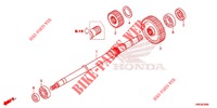 EJE FINAL para Honda FOURTRAX 500 RUBICON IRS EPS 2018