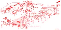 GUARDABARROS TRASERA para Honda CBR 600 RR ABS RED 2018