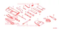 HERRAMIENTAS/CAJA DE BATERIA para Honda CBR 600 RR ABS RED 2018