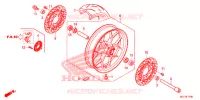 RUEDA DELANTERA para Honda CBR 600 RR ABS RED 2018