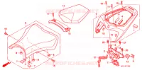 ASIENTO SIMPLE(2) para Honda CBR 1000 RR 2008