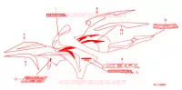 EMBLEMA/FLEJE (1) para Honda CBR 1000 RR 2008