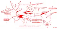 EMBLEMA/FLEJE (2) para Honda CBR 1000 RR 2008