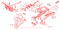 PILOTO TRASERO (CBR1000RR8,9/RA9) para Honda CBR 1000 RR 2008