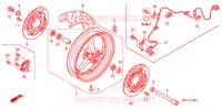 RUEDA DELANTERA para Honda CBR 1000 RR 2008