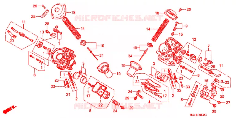 CARBURADOR Honda MOTO 400 SHADOW 2001  NV400DC1